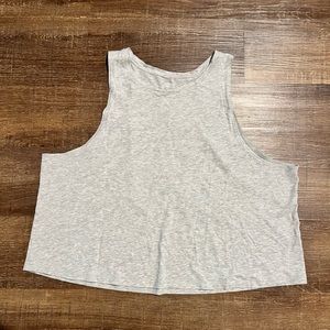 Girlfriend collective High Neck Cropped Tank Top- Womens’ XXL